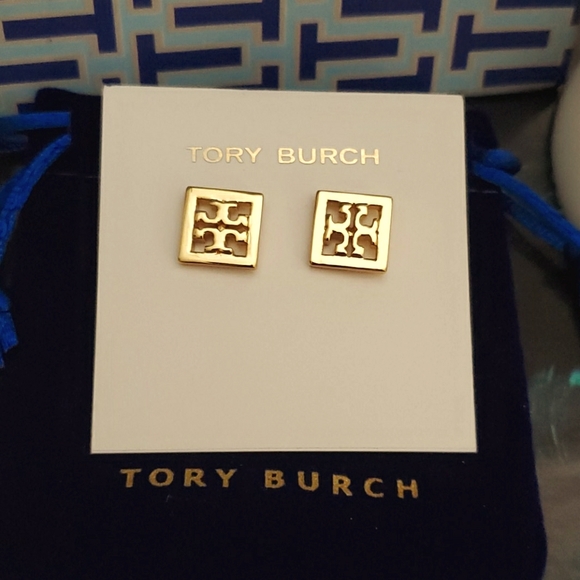 Tory Burch Jewelry - Tory Burch Square Earrings,  FIRM PRICE